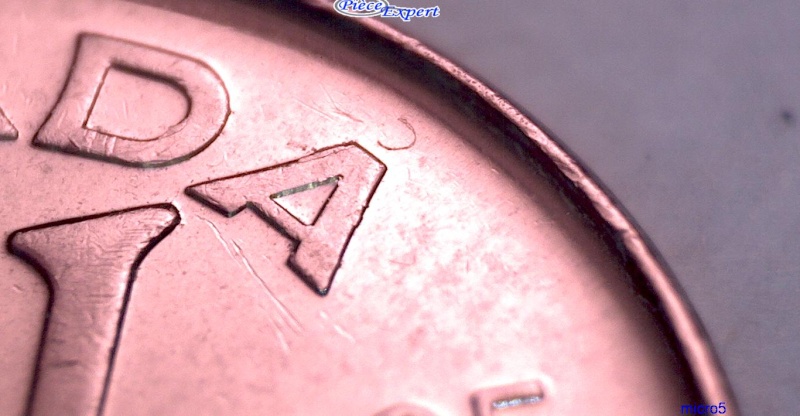 2005P - V, Éclat de Coin "A" canadA (Die Chip) Cpe_im54