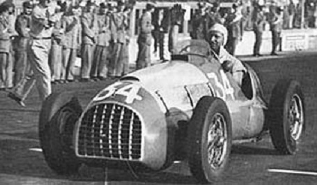 Ferrari 166 F2, Pau 1949 Monza410