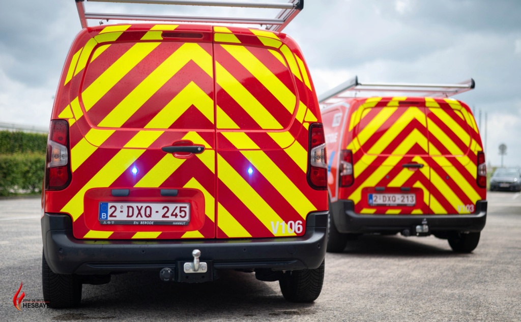2 nouveaux véhicules logistique, pour les pompiers de la zone Hesbaye 44195410