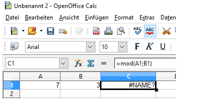 Aide open office calc au cas où Fatigu10