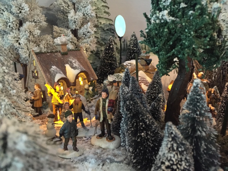Paisible Noël au village (petit cœur ) Image15