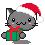 Le père Noël ammène sa hotte remplie de cadeaux pour tous les enfants sages! 110