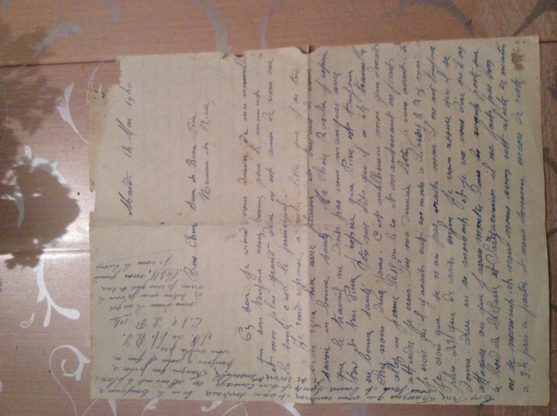 Lettre de l'oncle à mon grand père (14 mai 1940) Image10