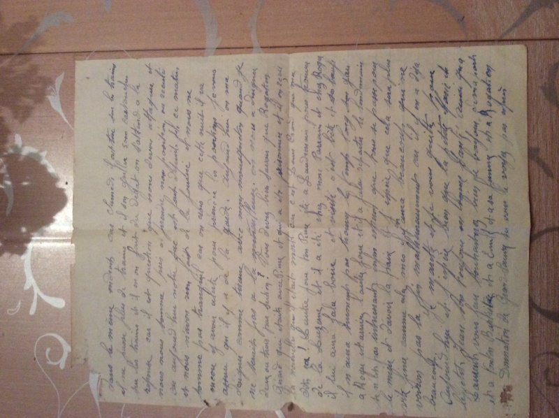 Lettre de l'oncle à mon grand père (14 mai 1940) Image11