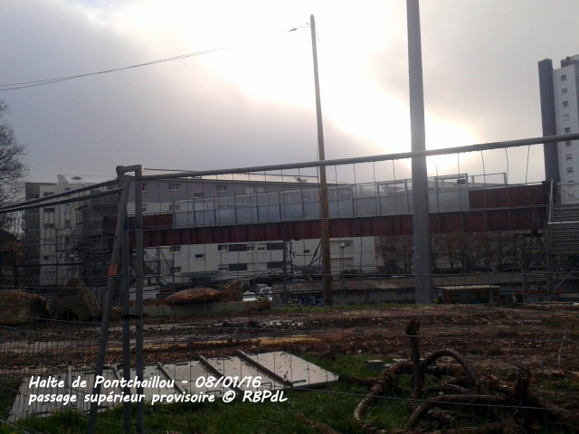 Halte de Pontchaillou, état du chantier au 08/01/12 1-201630