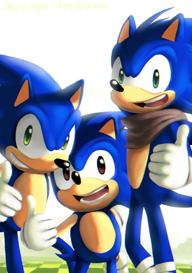 sonic - Classic vs Modern vs Boom Sonic 12fa2610