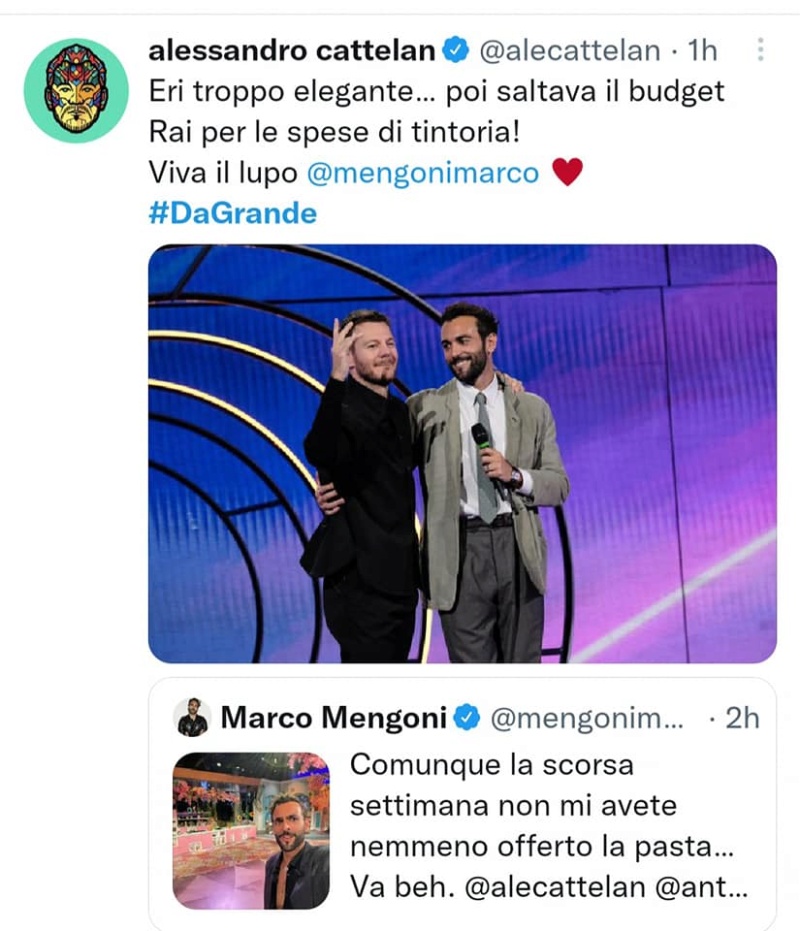 DA GRANDE RAI UNO 19 settembre 2021 - Pagina 2 Cattel10