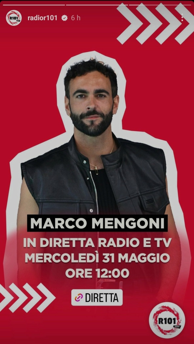 MarcoMengoniRTL1025 - APPUNTAMENTI CON MARCO MENGONI in tv ,radio,concerti 2021-2022-2023 - Pagina 3 Fxzax510