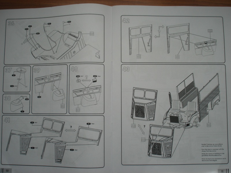 type h - CITROEN fourgon type H 1/24ème Réf 80768 Notice Dsc05446