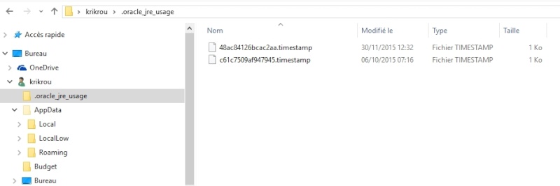 [résolu] Fichiers Timestamp dans mon ordi. Screen20