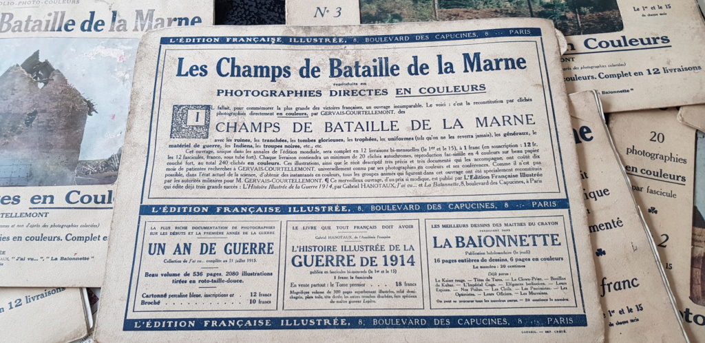 Portfolio-photo-couleurs Les Champs de Bataille de la Marne, édité en 1915 20201027