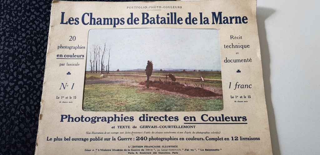 Portfolio-photo-couleurs Les Champs de Bataille de la Marne, édité en 1915 20201030