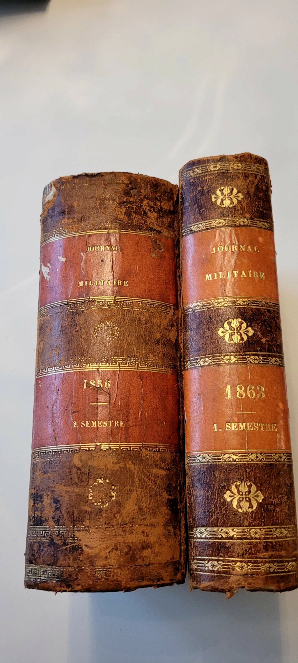 Journal Militaire 1856 et 1863 20221221