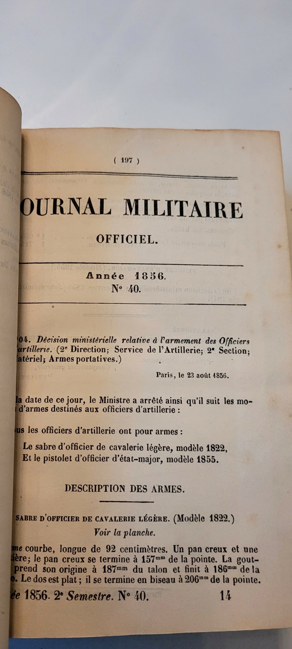 Journal Militaire 1856 et 1863 20221227