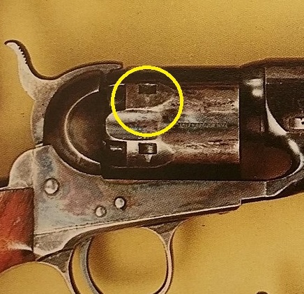 Un barillet fluté de Colt 1861 B2020110