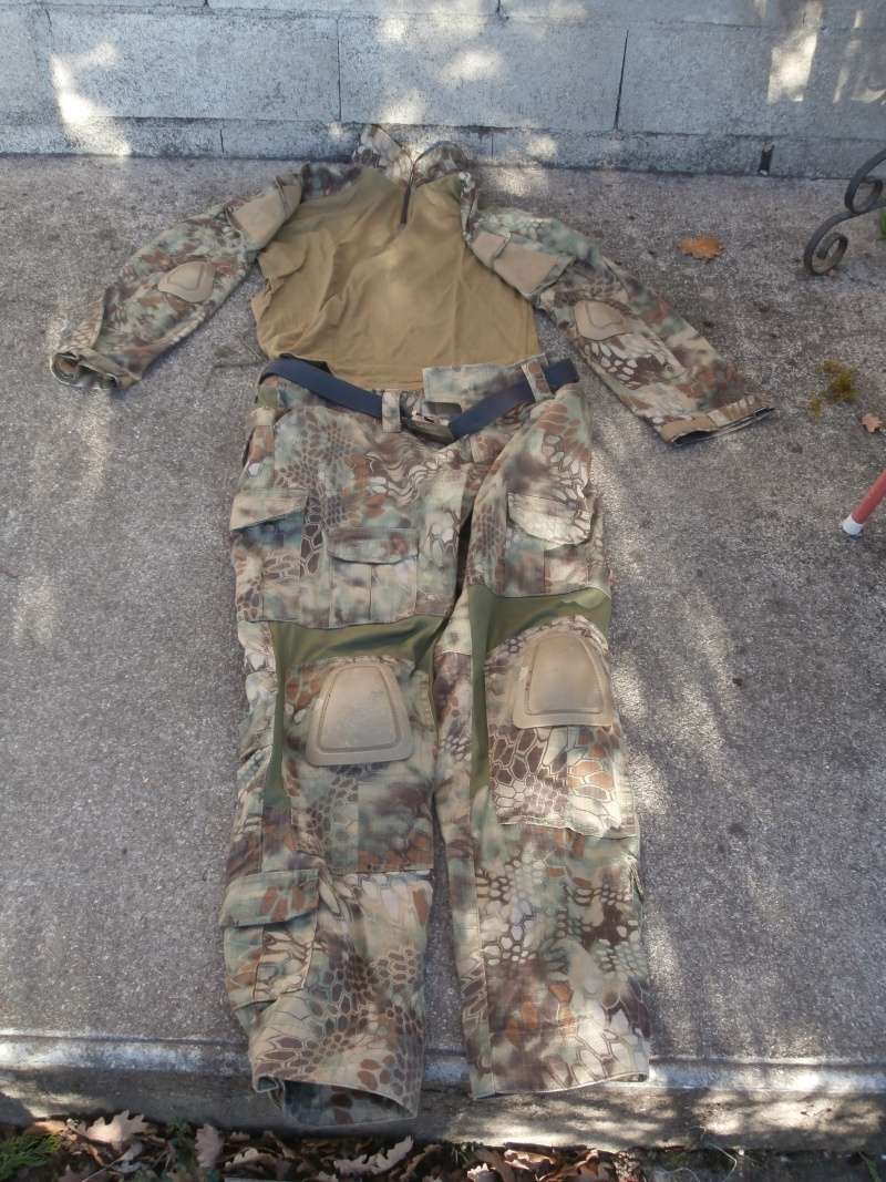 vente tenue mandrake emerson + flecktarn + M9 silver WE Pc301510