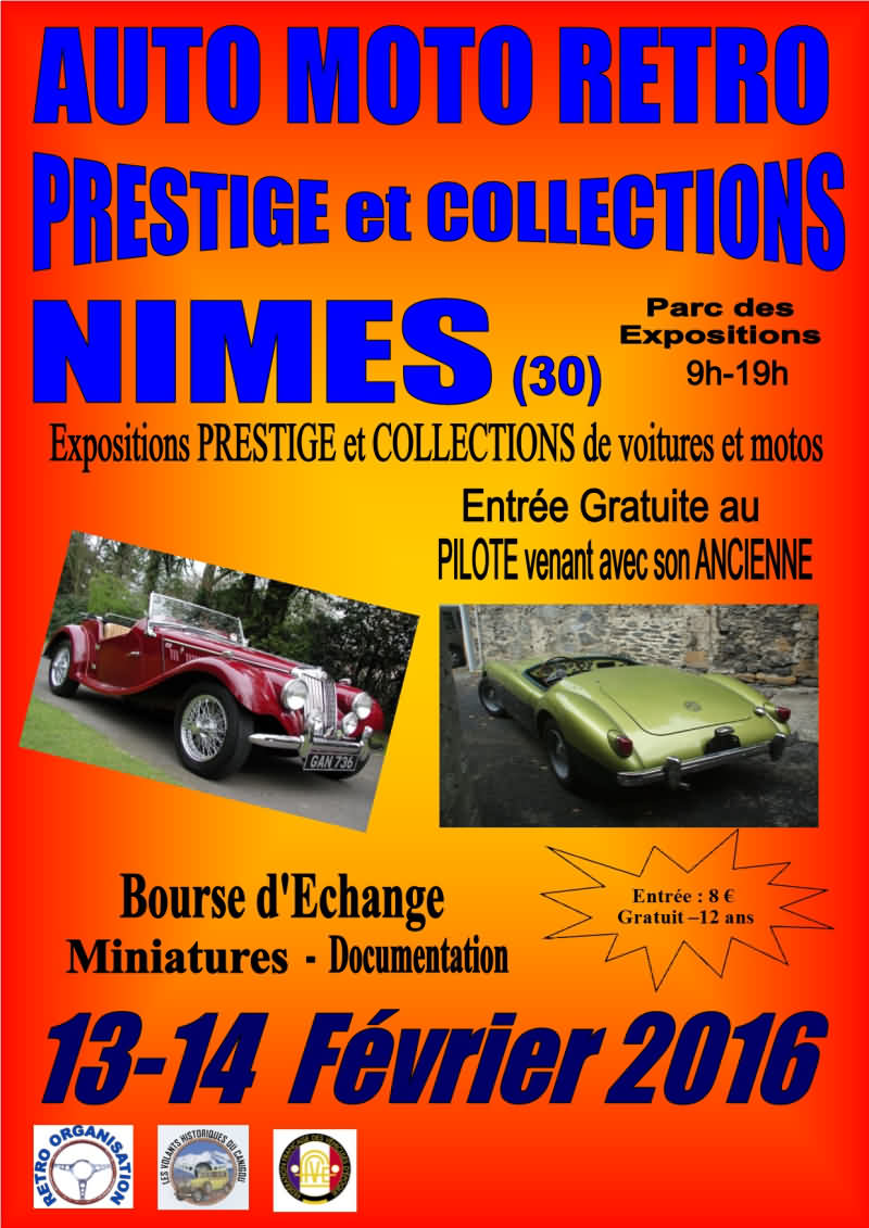 NIMES Auto Moto Rétro - 13 et 14 février 2016 Nimes10