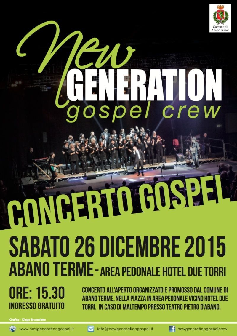 New Generation Gospel Crew in concerto a Abano sabato 26 dicembre Abano10