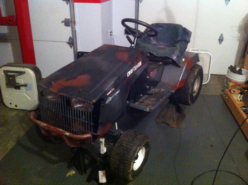 94 craftsman race/ rally/ rat rod mower Img_2514