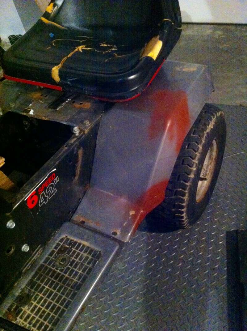 94 craftsman race/ rally/ rat rod mower Img_2516