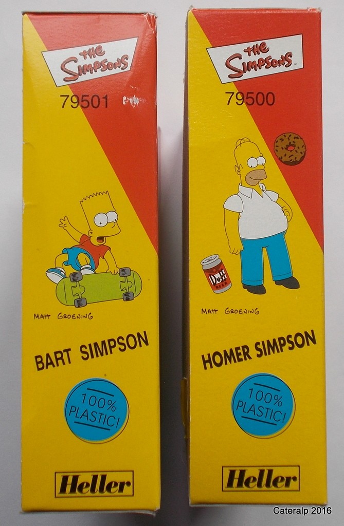 Homer et Bart SIMPSON Réf 79500 et 79501 Simpso11