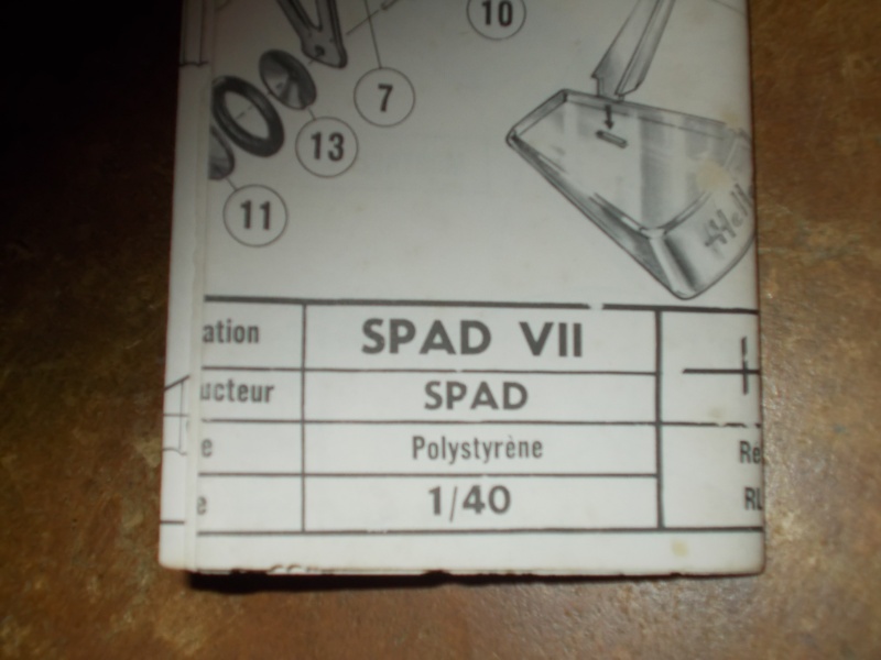 SPAD VII GUYNEMER 1/50ème Réf L 100 Spad_r10