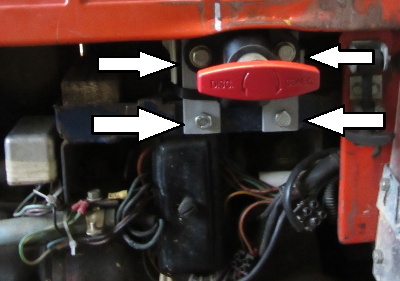 Raccordement coupe batterie au négatif plus installation