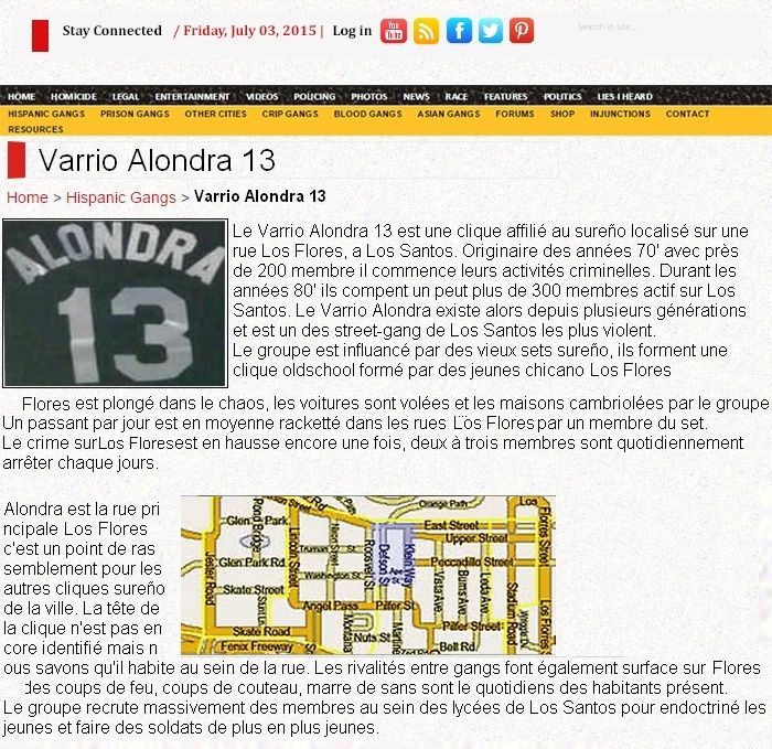 (gang) Varrio Alondra 13 14470010