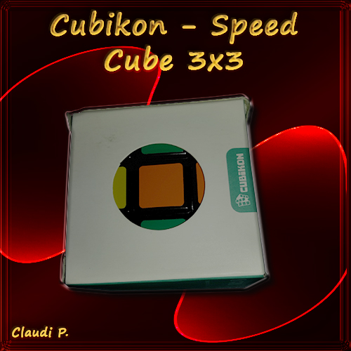 Cubikon - Speed Cube 3x3 - schwarz Verpac19