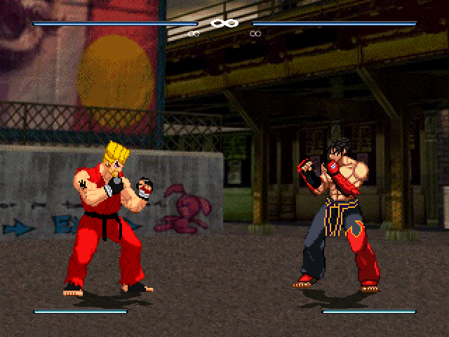 "Tekken 3 - Punk Alley" stage by Tradt-Production Tekken12