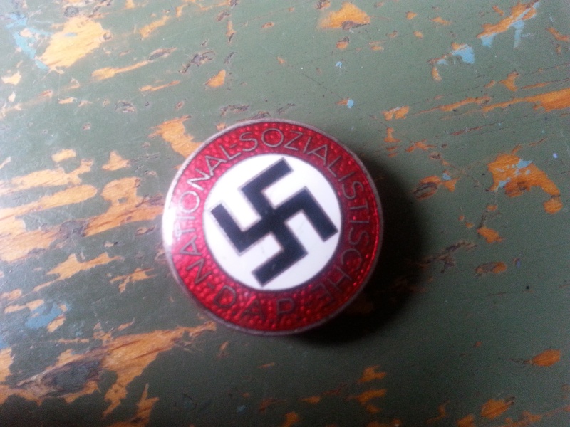 Badge NSDAP: SOUVENIR DE GUERRE !!!! 20160110