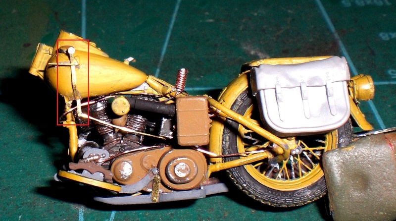 U.S.SOLDIER PUSHING MOTORCYCLE",1/35,von Mini Art Fertig gebaut von Oluengen359 00332