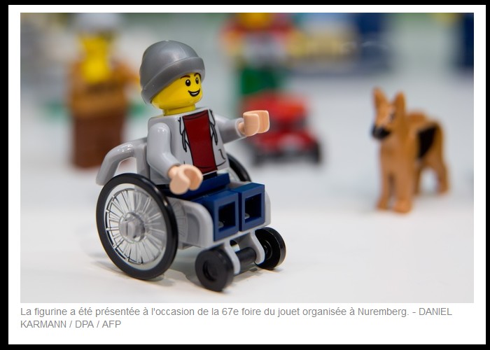 Pour la première fois, Lego va commercialiser une figurine en fauteuil roulant 224