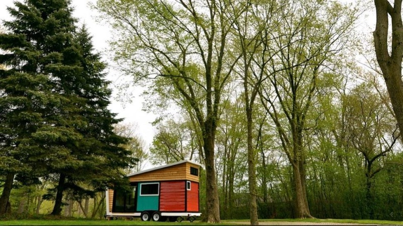 Toybox Tiny Home is a riot of color and mid-century modernism Parked10