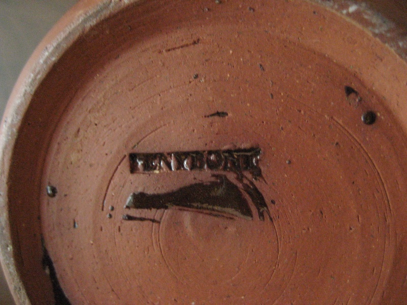 Slipware horse charger, David Weake, Penybont Pottery, Wales Img_2221