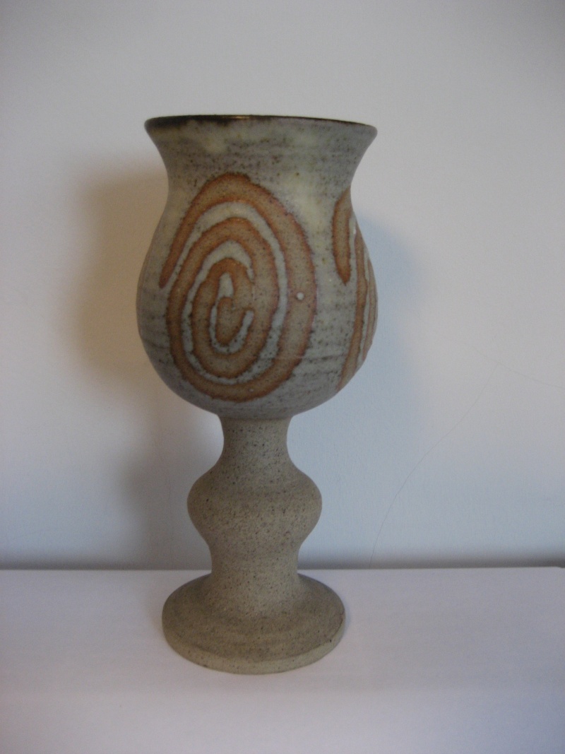 Stoneware Goblet Swirl finger swipe design A or AA Mark - Keith Ashley?  Img_2314