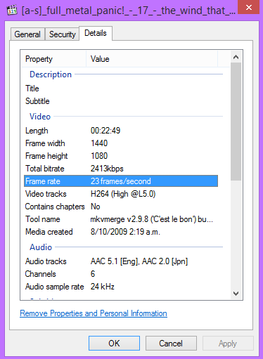 [AMV Basics] Some Minor FPS Talk (Disable Resample/Deinterlacing, 23fps & 29fps, VFR & Constant) 23dd0610