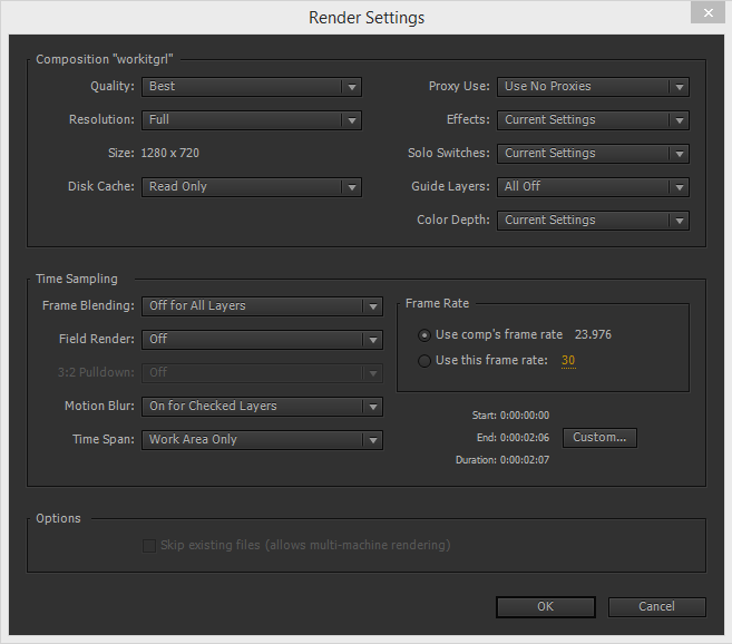 [AMV Basics] How To Render Lossless out of Adobe After Effects 823cf110