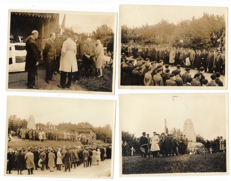 Inauguration du monument DRIANT au bois des Caures Dr310