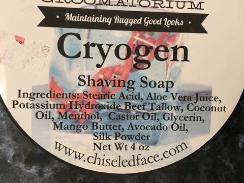 Chiseled Face Cryogen Artisan Shaving Soap, 4oz — Maggard Razors