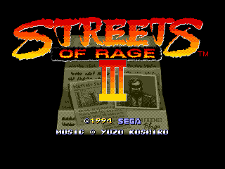 Streets of Rage 3 Ultimate Mod for V5 Title12