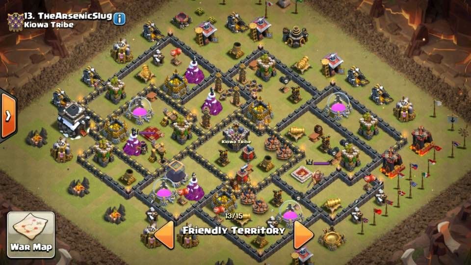 WAR BASES: Anti-3-star bases for TH8 and TH9, and TH10 anti 2 star 70d83f10