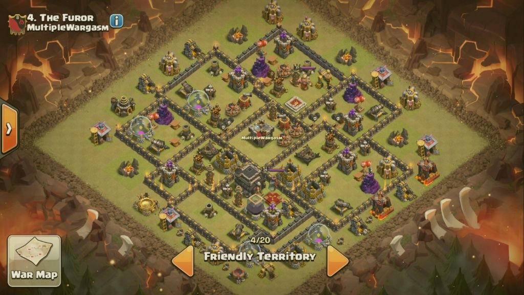 WAR BASES: Anti-3-star bases for TH8 and TH9, and TH10 anti 2 star Screen11