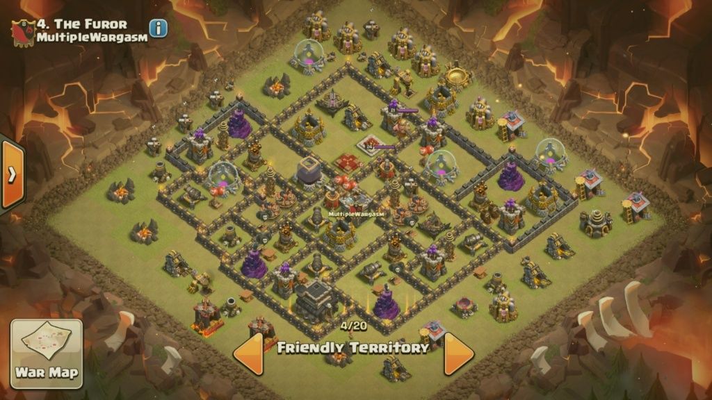 WAR BASES: Anti-3-star bases for TH8 and TH9, and TH10 anti 2 star Screen13