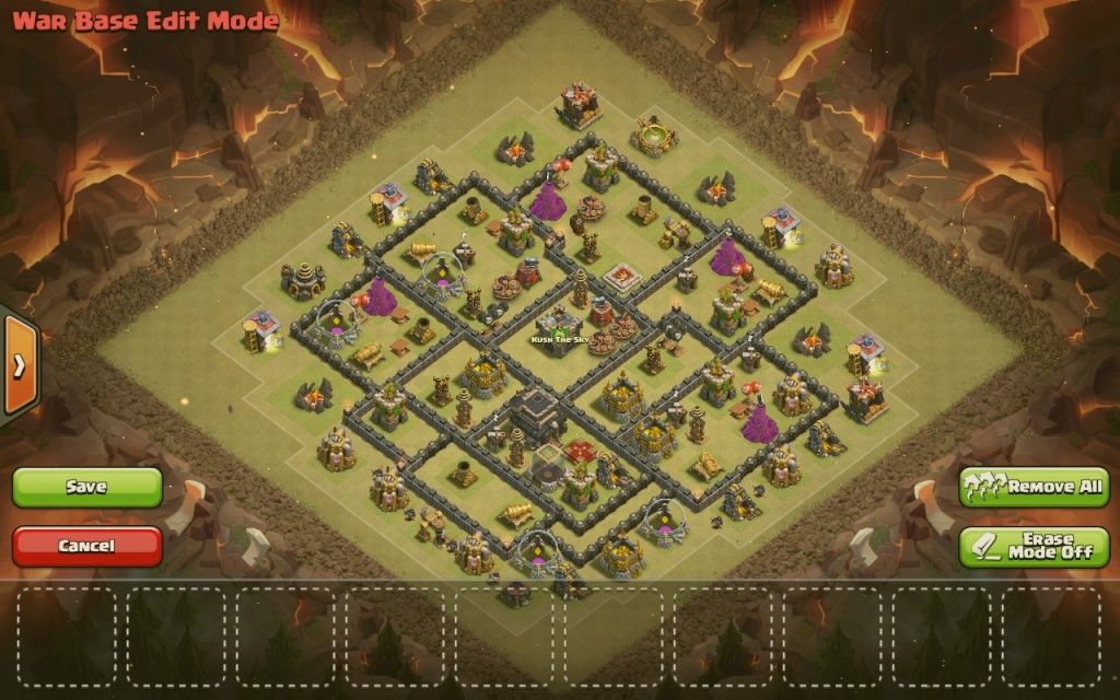 WAR BASES: Anti-3-star bases for TH8 and TH9, and TH10 anti 2 star Screen17