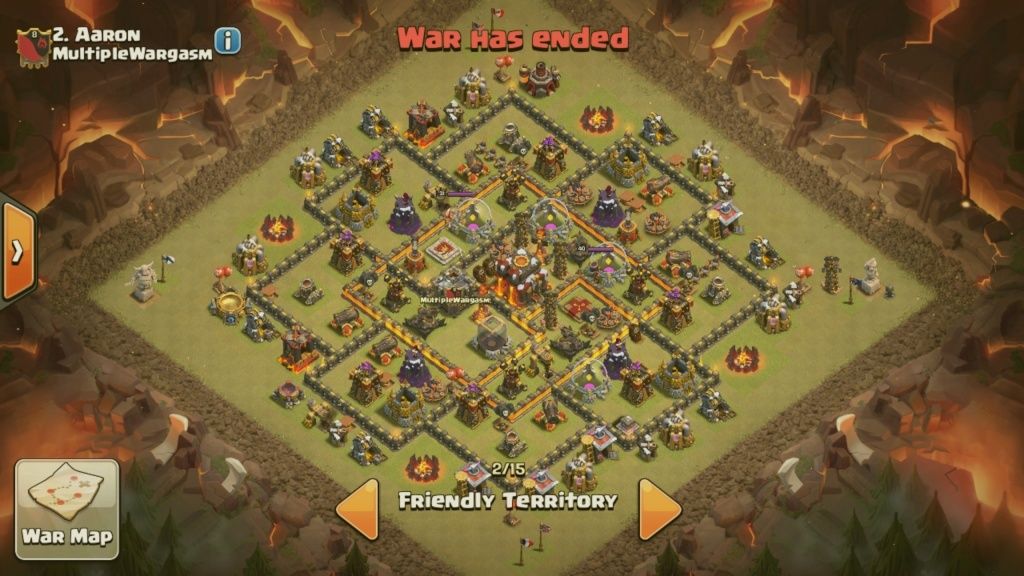 WAR BASES: Anti-3-star bases for TH8 and TH9, and TH10 anti 2 star Screen18