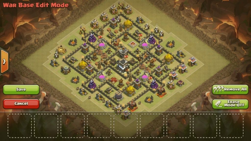 WAR BASES: Anti-3-star bases for TH8 and TH9, and TH10 anti 2 star Screen22