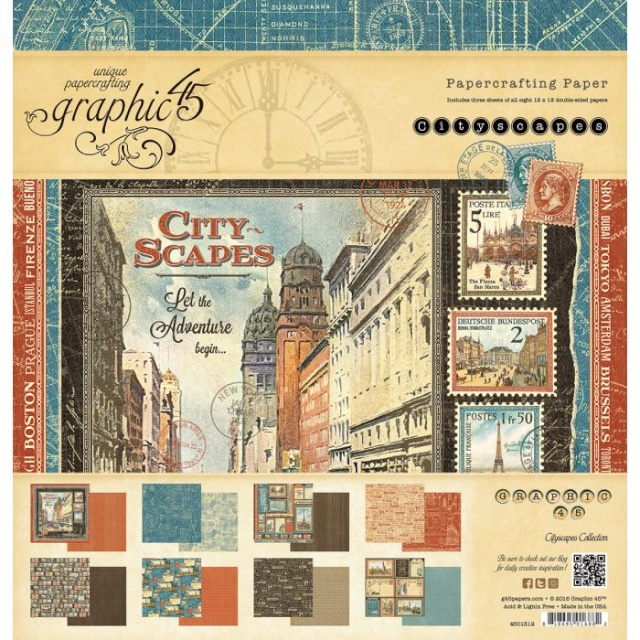 Graphic45 Collection CityScape Gr223611