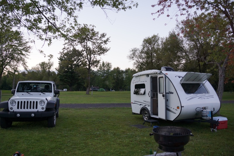 Terrain de camping Riverside-Cedar, Upper Canada Village Dsc02111