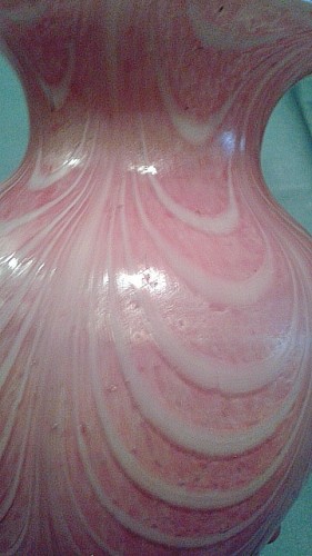 swag art glass vase Waterm21